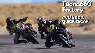 Tuono 660 Factory CVMA RD3 QUICK RECAP [upl. by Anitirhc]