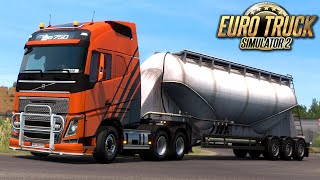 Transport cementu  Euro Truck Simulator 2  56 [upl. by Nessaj]