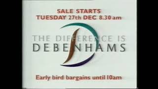 Debenhams Winter Sale Advert [upl. by Ehcor]