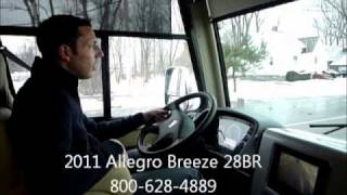 2011 Tiffin Allegro Breeze Test Drive [upl. by Lorollas817]