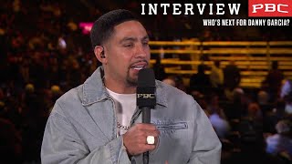 Danny Garcia tells us who he wants to fight next at 154lbs [upl. by Connelley]