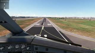 Airbus A318 Landing at VTBD  MSFS [upl. by Hulton]