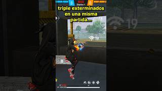 triple exteminados ☠️ freefire freefireshorts shorts [upl. by Tabbatha464]