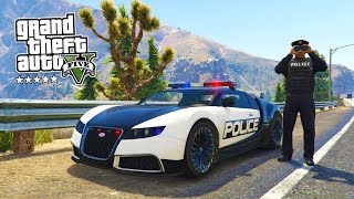 GTA 5 PC Mods  PLAY AS A COP MOD 6 GTA 5 Police BUGATTI LSPDFR Mod Gameplay GTA 5 Mod Gameplay [upl. by Nilesoy249]