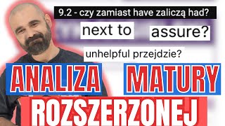 Analiza matury rozszerzonej z angielskiego  Bonus Serii Maturalnej 24 [upl. by Raskind]