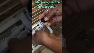 Toilet flush leakage how to fix shortfeed [upl. by Ettennil236]