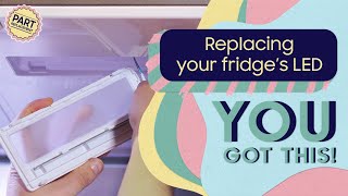 How to replace the LED light in your refrigerator  Samsung US [upl. by Rrats]