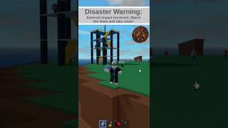 This Was Cinema 💥💥 Roblox Natural Disaster Survival shorts [upl. by Weasner]