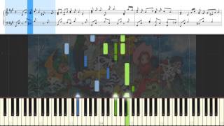 Digimon  3 Primary Colors Piano Tutorial Piano Tutorial [upl. by Eoin912]