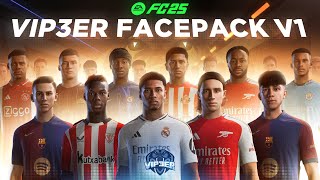 FacePack V1 AIO By ViP3eR For FC 25  Tutorial  TU4 [upl. by Sieracki171]