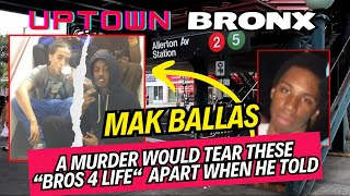 A Bronx Tale  Murder Tore Them Apart Because He Told  Scrappy Balla amp The Uptown Mak Ballas [upl. by Nandor]