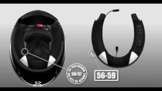 Schuberth C3 Bluetooth SRC System Assembly  GhostBikescom [upl. by Libove]