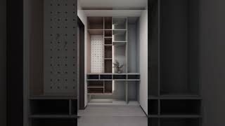 Entrance shoe cabinet design interiordesign interiordesigner buildingmaterial decor decoration [upl. by Koralie114]