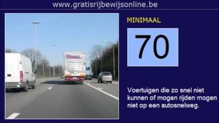 GRATIS RIJBEWIJS ONLINE 4 Rijbewijs B  AUTOSNELWEG [upl. by Esylla49]