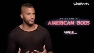 Ricky Whittle reveals his brutal prep for lead role in American Gods  Interview  Whats On TV [upl. by Ahsimek684]