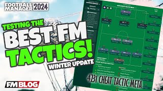 4231 CHEAT TACTIC META  Testing the Best FM24 Tactics  Football Manager 2024 [upl. by Dysart430]