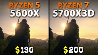 Ryzen 5 5600X vs Ryzen 7 5700X3D  Test in 9 Games [upl. by Althee192]