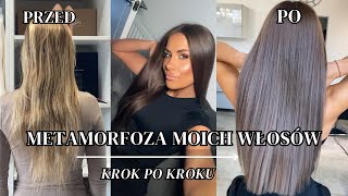 WIELKA METAMORFOZA MOICH WŁOSÓW JAK SZYBKO ZAPUŚCIĆ DŁUGIE LŚNIĄCE WŁOSY ✨  MOJA PIELĘGNACJA [upl. by Orfield]