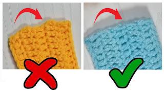 Never Struggle with Crochet Edges Again  Easy Hack With Stacked Single Stitch Crochet Technique [upl. by Millburn]