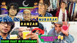 CHAND RAAT 🌙 IN INDIA 🇮🇳 2024  HYDERABAD VLOG  HUNK NAWAB [upl. by Jea]