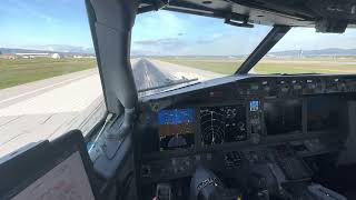 No ILS for the whole month RNP Approach to the rescue Landing the 737MAX in Sofia RWY09 [upl. by Onaimad960]