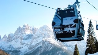 Pinzolo Campiglio Express  Skiarea Campiglio Dolomiti di Brenta [upl. by Naffets]