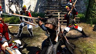 Assassins Creed Rogue • Frontiersman Outfit • Fort Stealth amp Combat [upl. by Woermer]