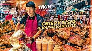 Kanto SISIG DINAKDAKAN Style sa Taguig  Bagnet Crispy Sisig  Kalye Tres Sisig Story  TIKIM TV [upl. by Mendive126]