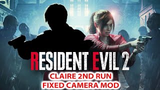 Resident Evil 2 Remake Claire B Fixed Camera Mod [upl. by Adyeren]