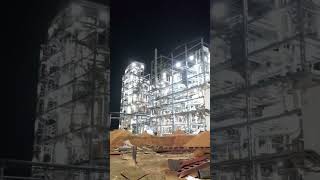 Ethanol plant night view by Re green Excel [upl. by Ellette]