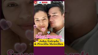 John Estrada and Precilla sweet Moments shortsviral pinoyshowbiz trending [upl. by Ahtenak]