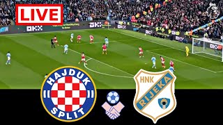 Hnk Rijeka vs Hajduk Split Score Ruslt  Hrvatska HNL 2024  Hajduk Split Nogomet uživo [upl. by Tammara]