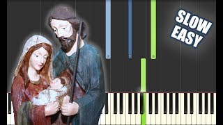 What Child Is This  SLOW EASY PIANO TUTORIAL  SHEET MUSIC by Betacustic [upl. by Engedus]