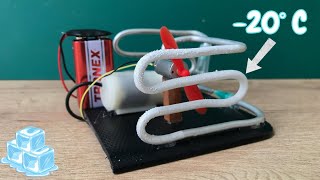 Cómo Hacer un Prototipo Mini AC  CONGELADOR Casero  ❄DIY CLHI❄ [upl. by Llorre]