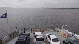 Jamestown Scotland Ferry in Williamsburg Virginia [upl. by Tserrof816]