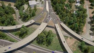 SCDOT Carolina Crossroads Phase 1 Design Visualization [upl. by Cahan]