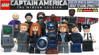 LEGO CAPTAIN AMERICA THE WINTER SOLDIER Custom Minifig Showcase Road to KANG DYNASTY Updated [upl. by Anirbak3]