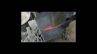 Forging a small knife forged blacksmith forging [upl. by Maziar]