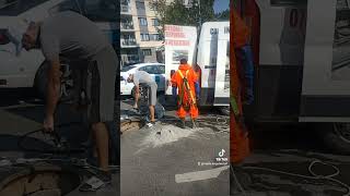 DESFUNDARE CANALIZARE REPARATI CANALIZARI SAPATURI CANALIZARI TEL 0799090937 [upl. by Arratal]