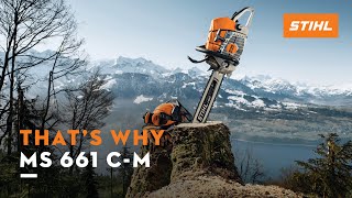 STIHL MS 661 CM  A chainsaw full of cuttingedge technologies  Thats why [upl. by Swords]