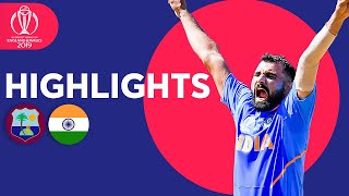 India March On With Easy Win  West Indies vs India  Match Highlights  ICC Cricket World Cup 2019 [upl. by Winchester978]