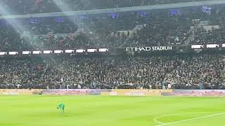 Man City fans doing The Poznan during Manchester Derby Man City 4 Man Utd 1 Etihad 632022 [upl. by Buchalter]