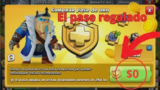 El pase de oro GRATIS😱 Clash of Clans [upl. by Noelyn581]