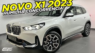 NOVO BMW X1 sDRIVE 20I XLINE 2023 COM NOVO PAINEL MULTIMÍDIA MOTOR MAIS POTENTE E DESIGN RENOVADO [upl. by Eimareg]