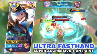 LING ULTRA FASTHAND  SAVAGE  SUPER AGGRESSIVE  ON POINT GAMEPLAY Ling Mobile Legends [upl. by Tevis]