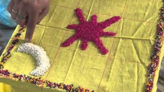 How To Make Navgrah Mandal Devta In Lakshmi Puja [upl. by Ynot]