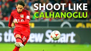 Hakan Çalhanoğlu Free Kick Tutorial • Curve Free Kick • FreistoßSchlenzer mit Effet [upl. by Radman682]