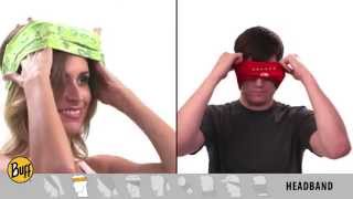 HOWTOWEARHEADBANDBUFF® HD  Stirnband von Buff  Headband [upl. by Garold]