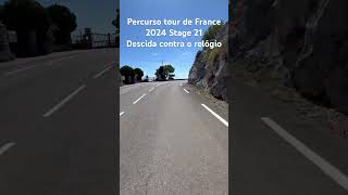 Tour de France 2024 Stage 21 contra o relógio Col dÈze [upl. by Recor]