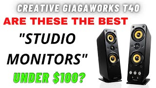 Cheap quotStudio Monitorsquot Creative Gigaworks T40 Speakers the Best Value for Audio Production [upl. by Saloma]